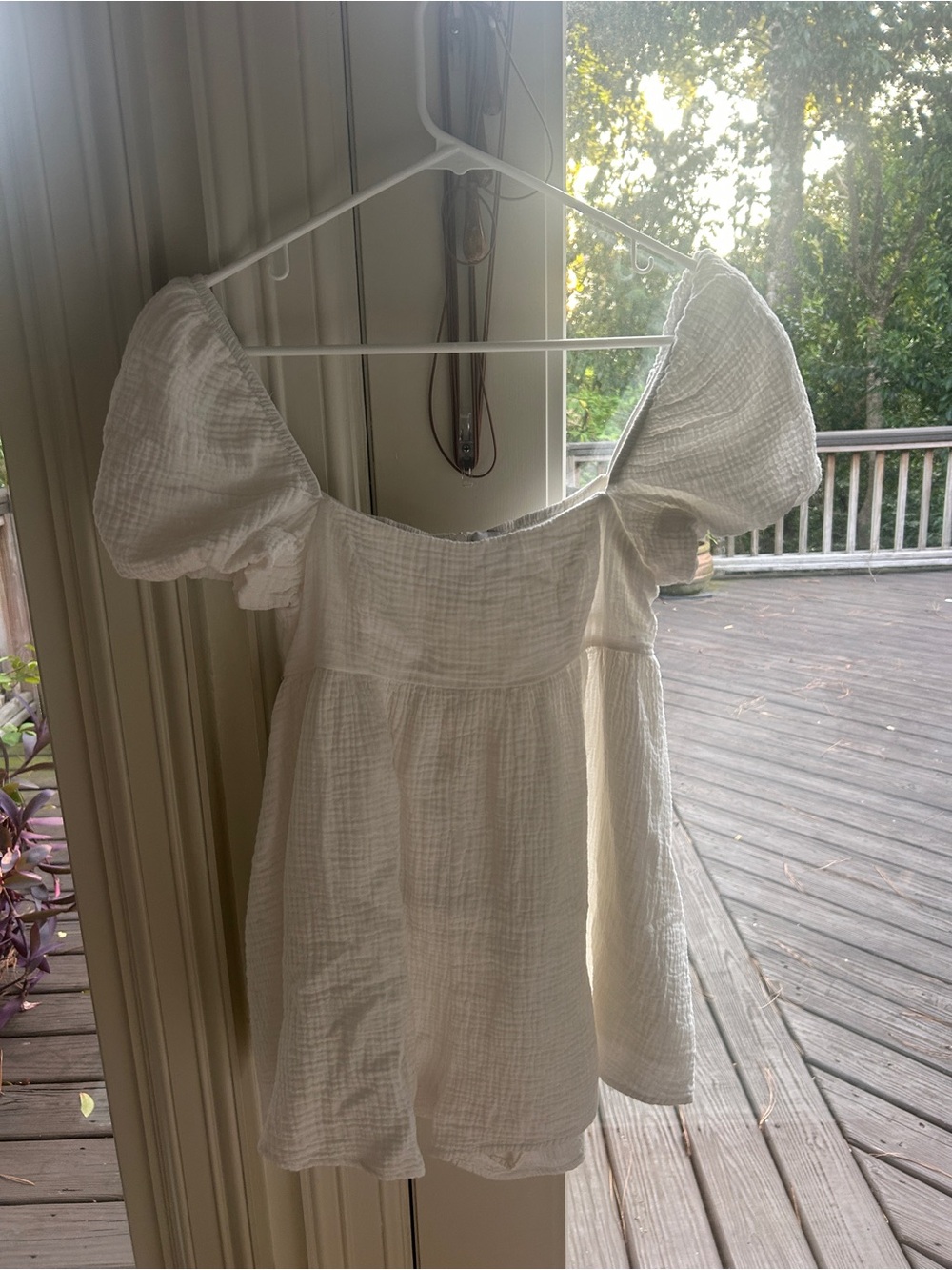 Princess Polly White Romper Mini Dress Size 2